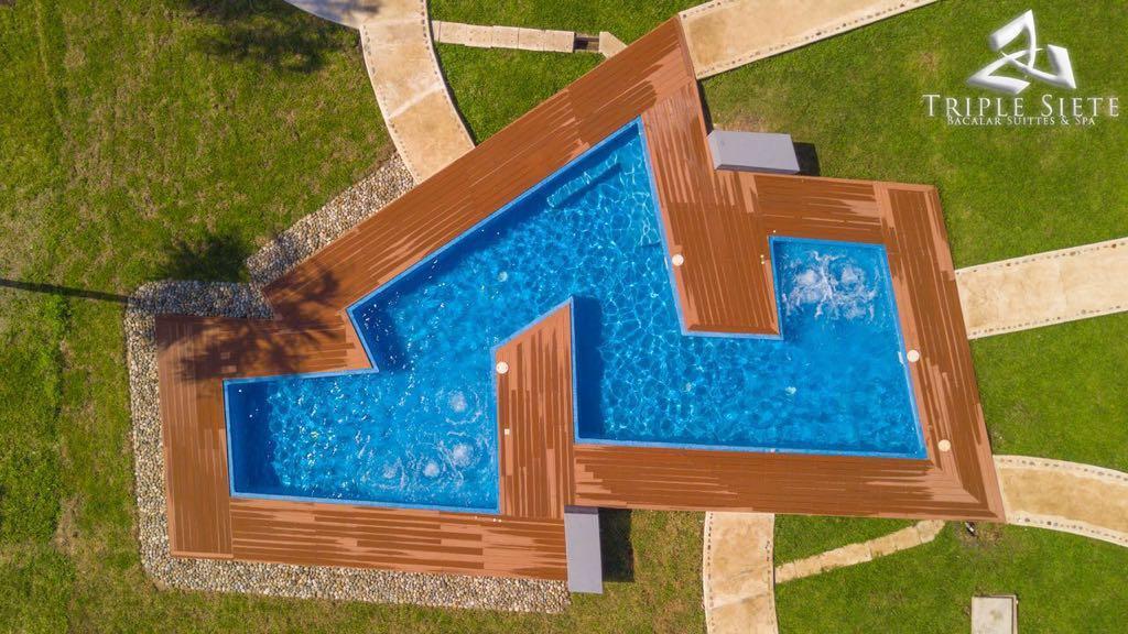 Bacalar 777 Hotel Boutique Bagian luar foto