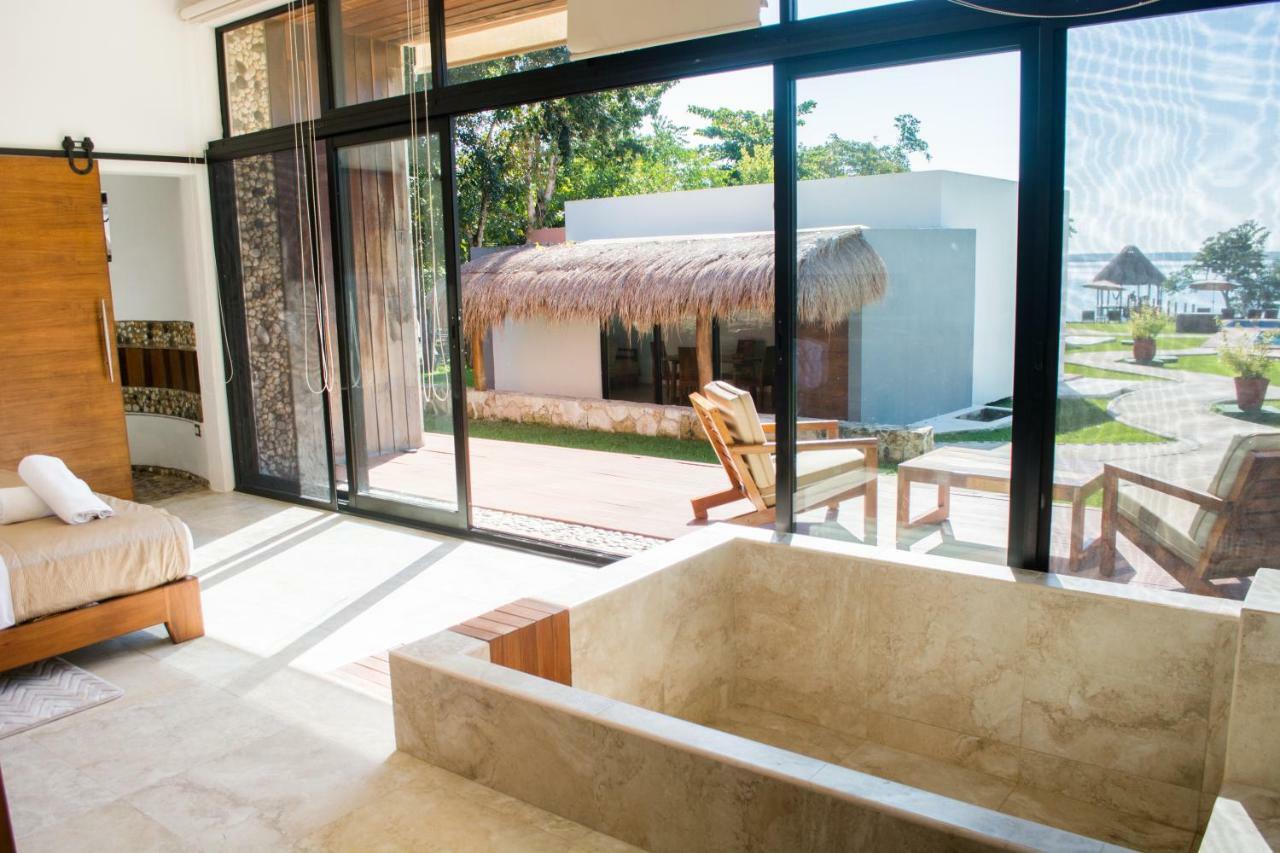 Bacalar 777 Hotel Boutique Bagian luar foto